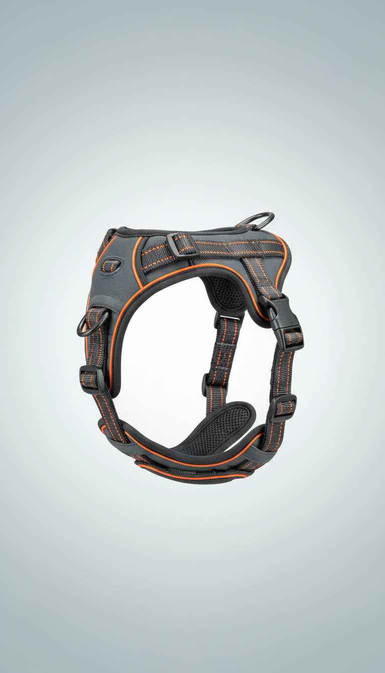 Adjustable Dog Harness with Reflective Elements