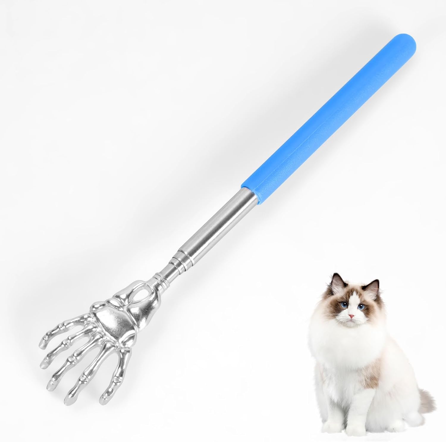 Kinavora PounceReach retractable cat teaser and grooming wand - product image 5