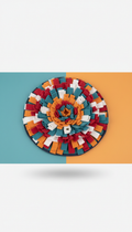 Round Interactive Snuffle Mat