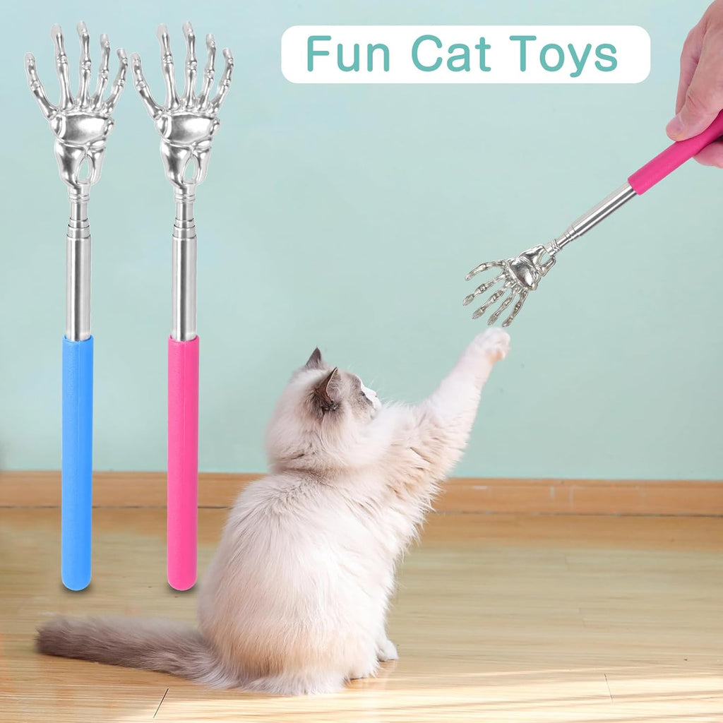 Kinavora PounceReach retractable cat teaser and grooming wand - product image 3