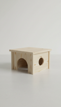 Untreated Wood Rabbit Hideout
